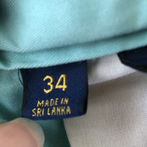 Polo Ralph Lauren Men’s Size 34 Classic Fit Green Chino Shorts - Picture 10 of 16